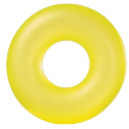 Neónový krúžok na plávanie, priemer 91 cm, INTEX ružový
