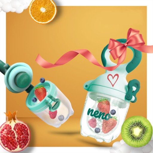 NENO FRUTTA SILIKÓNOVÉ HROZIDLO NA PODÁVANIE OVOCIA A ZELENINY BPA FREE S/M/XL