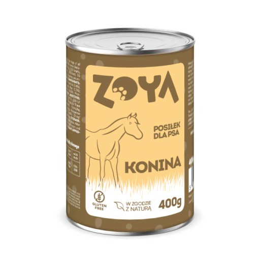 Mokré krmivo ZOYA - HORSE NINE, konzerva, 400g