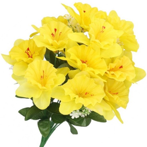 Narcisy KYTICA Z narcisov KVETY HUSTÉ VEĽKÉ Narcisy UMELÉ KVETY