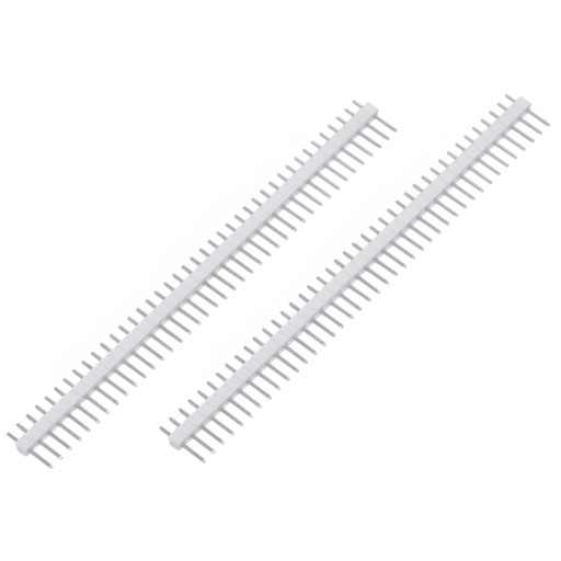 KONEKTOROVÝ PÁS ZLATÝ KOLÍK VZDIALENOSŤ 1X40 2,54 mm 6 KS