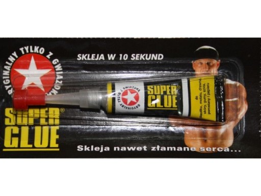 RÝCHLOSCHNÚCE SUPER GLUE 2g tekuté UNIVERZÁLNE vodeodolné lepidlo