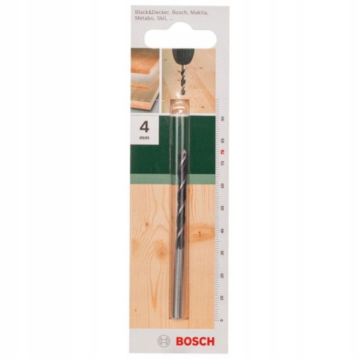 Vrták do dreva 4 mm HSS-CV BOSCH twist CYL 4,0x45x75