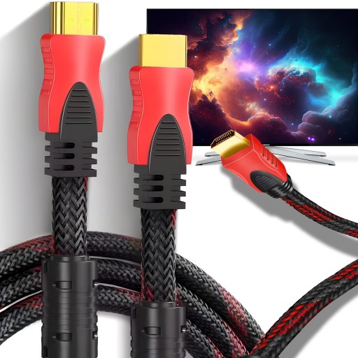 HDMI KÁBEL FULL HD UHD 4K 3D VYSOKORYCHLOSTNÝ KÁBEL 4,5M