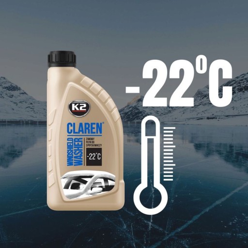 K2 CLAREN Zimná kvapalina do ostrekovačov -22C 1l K621