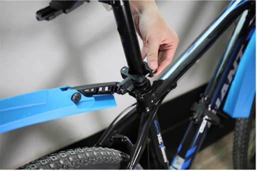 SET BLATNÍKOV NA BICYKEL SET PREDNÉ ZADNÉ MTB VENTILÁTORY 26-29 ČERVENÁ 2