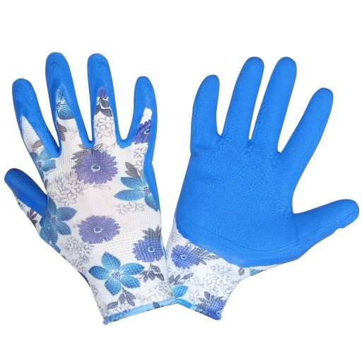 DÁMSKE OCHRANNÉ ZÁHRADNÉ PRACOVNÉ RUKAVICE LATEXOVÉ L211509P 9 L CE LAHTI PRO