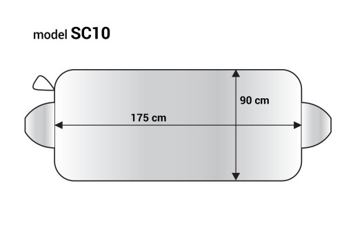 HLINÍKOVÁ ROHOŽKA PRE SKLO 175X90