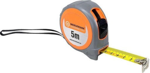Meracia páska Rolovacia páska meria 5 metrov od WERCKMANN Solid kvalita