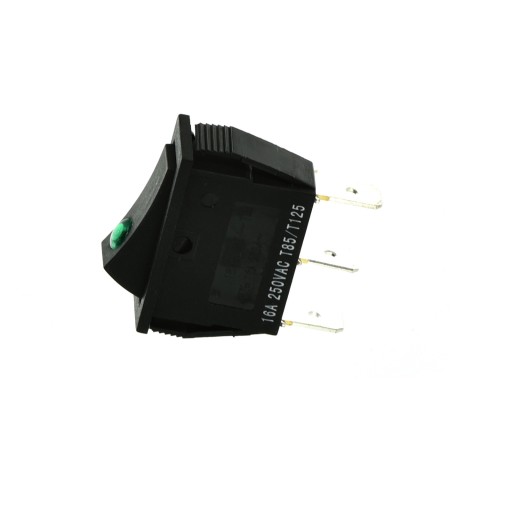 Napätie kolískového vypínača 250V 16A rozmery 30x11 mm Animo