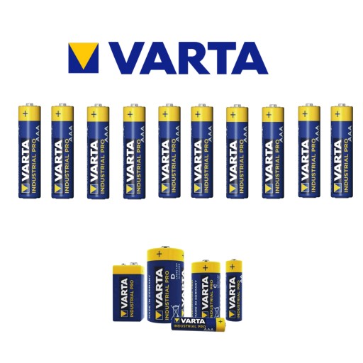 10x R3 AAA VARTA PRIEMYSELNÁ ALKALICKÁ BATÉRIA LR3