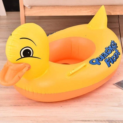 NAFUKOVACÍ MATRAC NA PLÁVANIE KAČIČKY VEĽKÉ KOLESO 70cm DETSKÝ Prsteň POONTOON