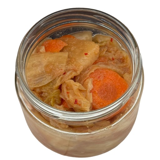KIMCHI kimchi nakladané ZDRAVÉ SUPERPOTRAVINY PRE KETO diétu 330 ml