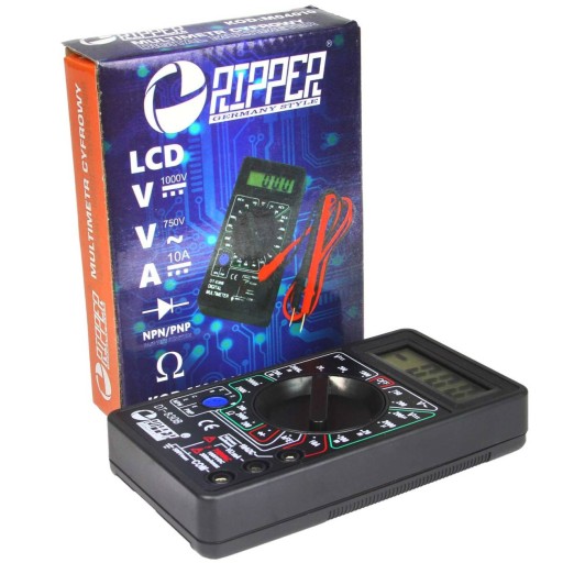 METER PRÚDU UNIVERZÁLNY DIGITÁLNY IHLOVÝ MULTIMETER