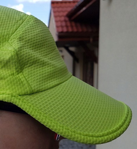 letná pracovná čiapka s šiltovkou, zapínanie na suchý zips, MODRÁ, vzdušná, ZADARMO