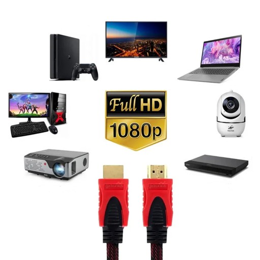 HDMI KÁBEL FULL HD UHD 4K 3D VYSOKORYCHLOSTNÝ KÁBEL 4,5M