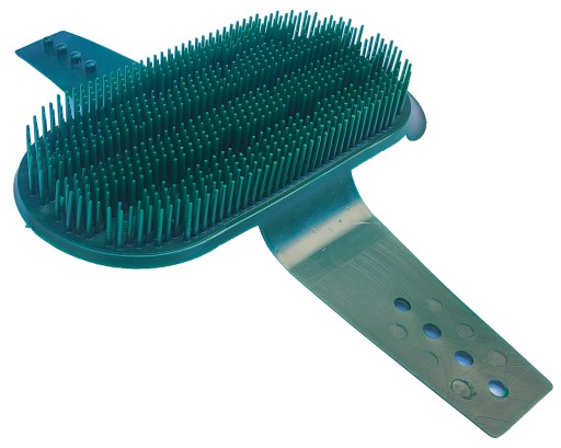 Mäkký plastový ihlový hrebeň pre kone