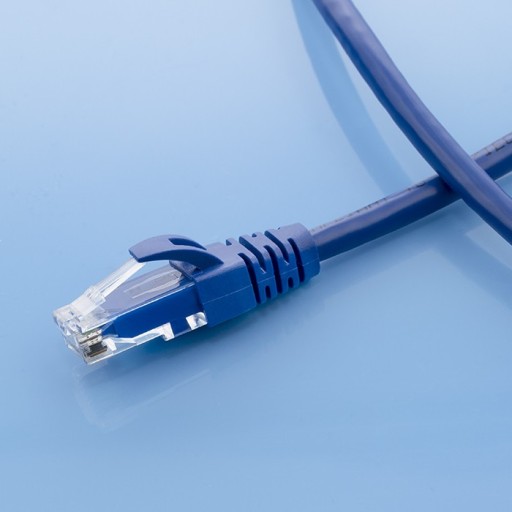 Sieťový kábel LAN INTERNET Patchcord UTP CAT6 2xRJ-45 2m rýchlosť zlatý