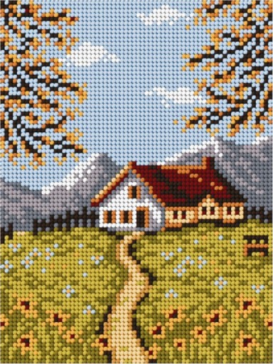 Plátno 15x20 Ariadna 2002 na krížikový steh - S POTLAČOU
