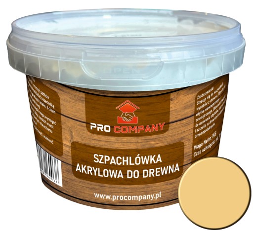 PRO Company Tmel na drevo 250g Svetlá borovica