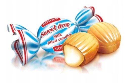 Roshen Sweet Drop Caramels s náplňou 1 kg