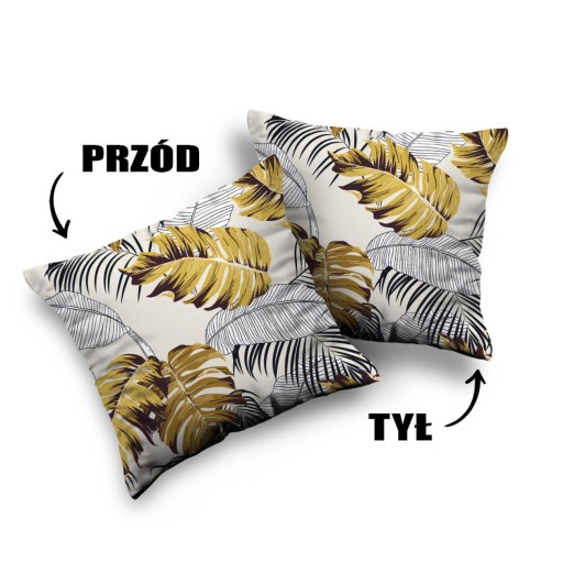PLÁŠKA NA VANKÚŠ listy MONSTER's 40x40 JASIEK 054