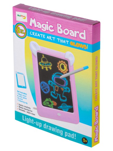 MAGICKÁ TABUĽA ZNIKOPIS TABLE NA KRESLENIE 3D MAĽBA NA MODRÚ