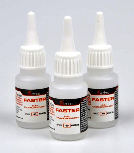 RÝCHLEJŠIE GLUE 20ml na plastové gumové tesnenia Kyanopén kyanoakrylát
