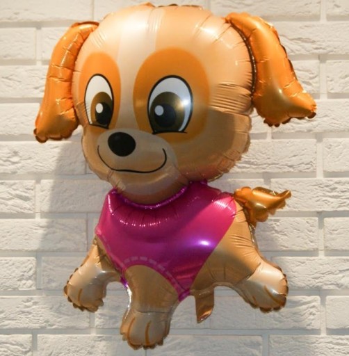 Mini fóliový balónik Skye Paw Patrol, na paličke, 35 cm
