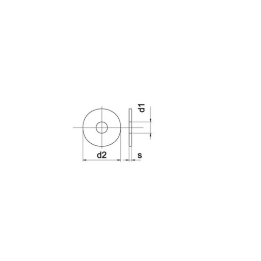 Oceľová podložka pozinkovaná M16x40x6mm DIN7349 - 1 ks