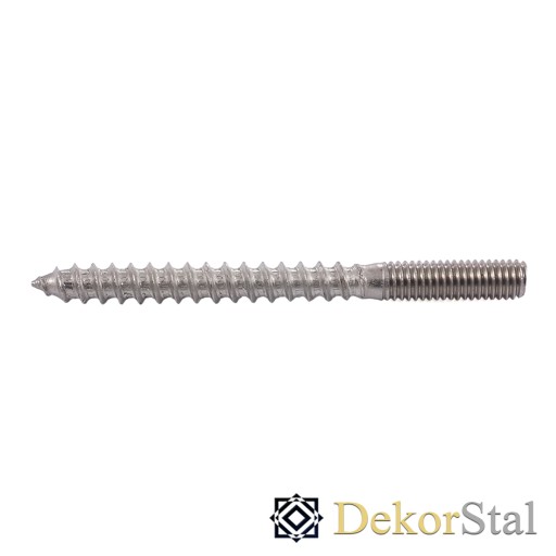 Dvojzávitová nerezová skrutka INOX M6 x 80 - 10 kusov