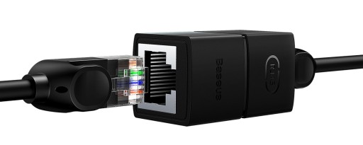 SUDOVÝ KONEKTOR PREdlžovací LAN KÁBEL KONEKTOROVÝ ADAPTÉR RJ45 ETHERNET BASEUS