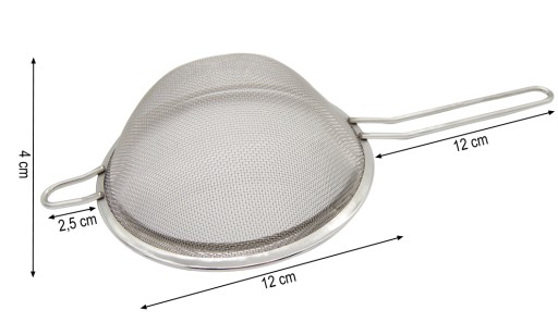 Nerezové sitko a sitko Meyerhoff - 12 cm