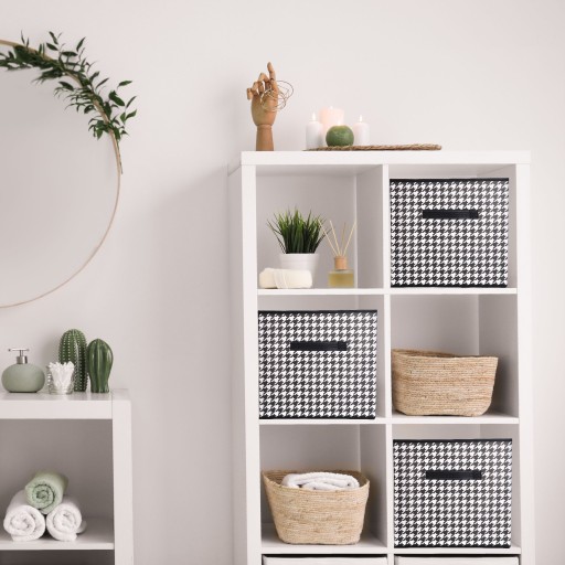 ORGANIZÁTOR ŠATNÍKA textilný box 25x25x25 cm na uloženie oblečenia