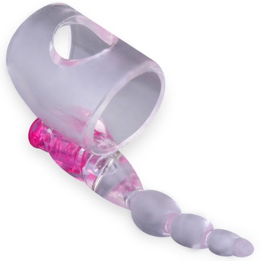 Penis Sleeve + Vibrátor, Análna stimulácia