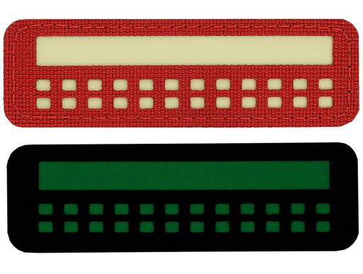 VELCRO NÁŠIVKA POLISH FLAG LASER RESET 25x80 M-TAC ČERVENÁ/FLUORESCENCE