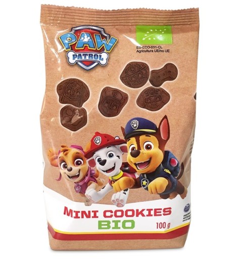Mini kakaové sušienky pre deti PAW Patrol BIO 100 g