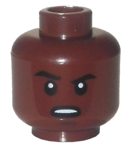 Lego New Head Brown Stormtrooper Anger 3626cpb2925