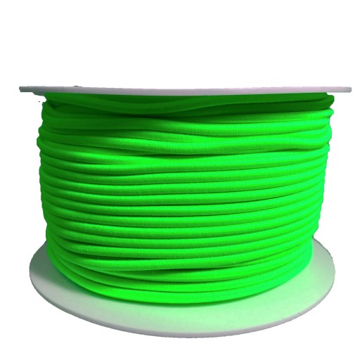 GUMA KRUHÁ 3mm NEON ZELENÁ 1805 1 meter