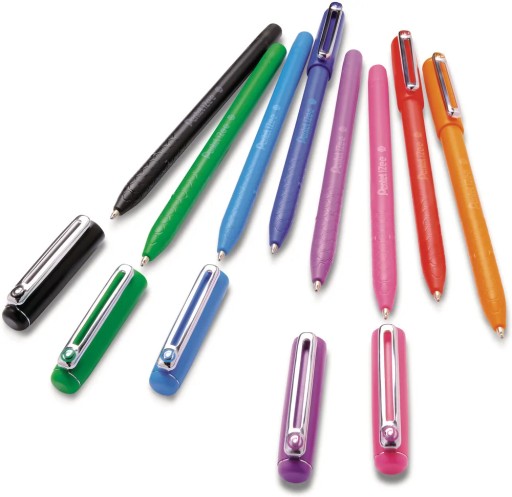 Pentel iZee BX457-F oranžové pero s uzáverom