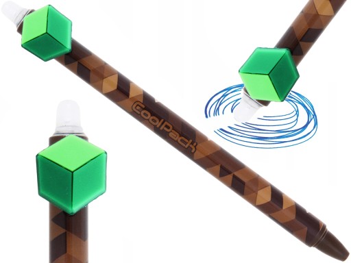 Umývateľné pero COOLPACK pre fanúšikov hry MINECRAFT