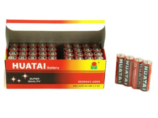 Huatai AA zinkovo-uhlíková batéria (R6) 4 ks.