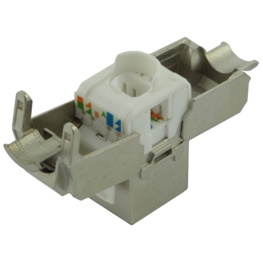 Keystone socket 8p8c RJ45 Cat6 FTP rýchla inštalácia