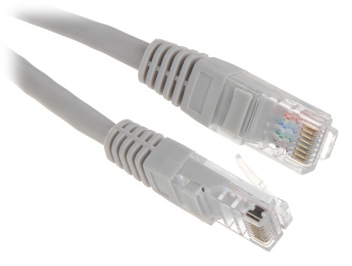 Patchcord RJ45/30-GREY UTP kat.5e sivý 30m