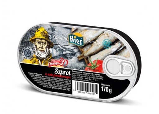 Kier šprota v paradajkovej omáčke 170 g