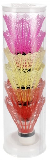 Farebné badmintonové loptičky 6 ks MEGA CREATIVE