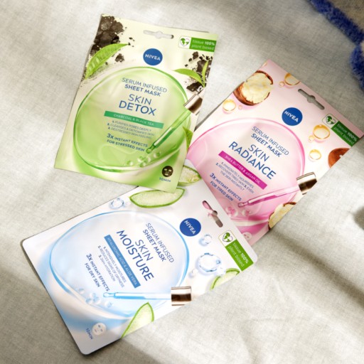 NIVEA SKIN DETOX Pleťová maska s detoxikačným sérom