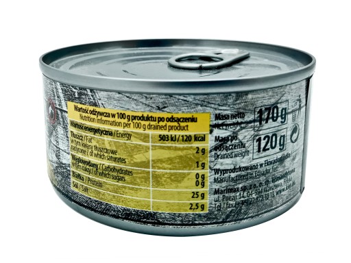 Tuniak v RASTLINNOM OLEJI 170g KIER veľké kusy