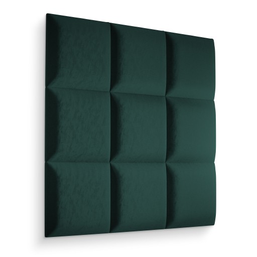 Čalúnené stenové panely 30 cm x 30 cm 3D Velúr