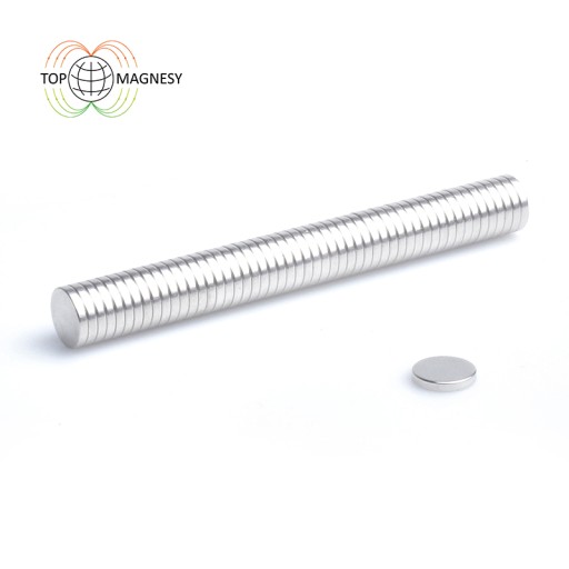 Cylindrický neodymový magnet MW 6x1 N38, sada 50 kusov